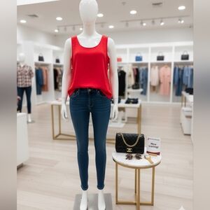 a.new.day Sleeveless Tank Top | Red | Plus Size 3X